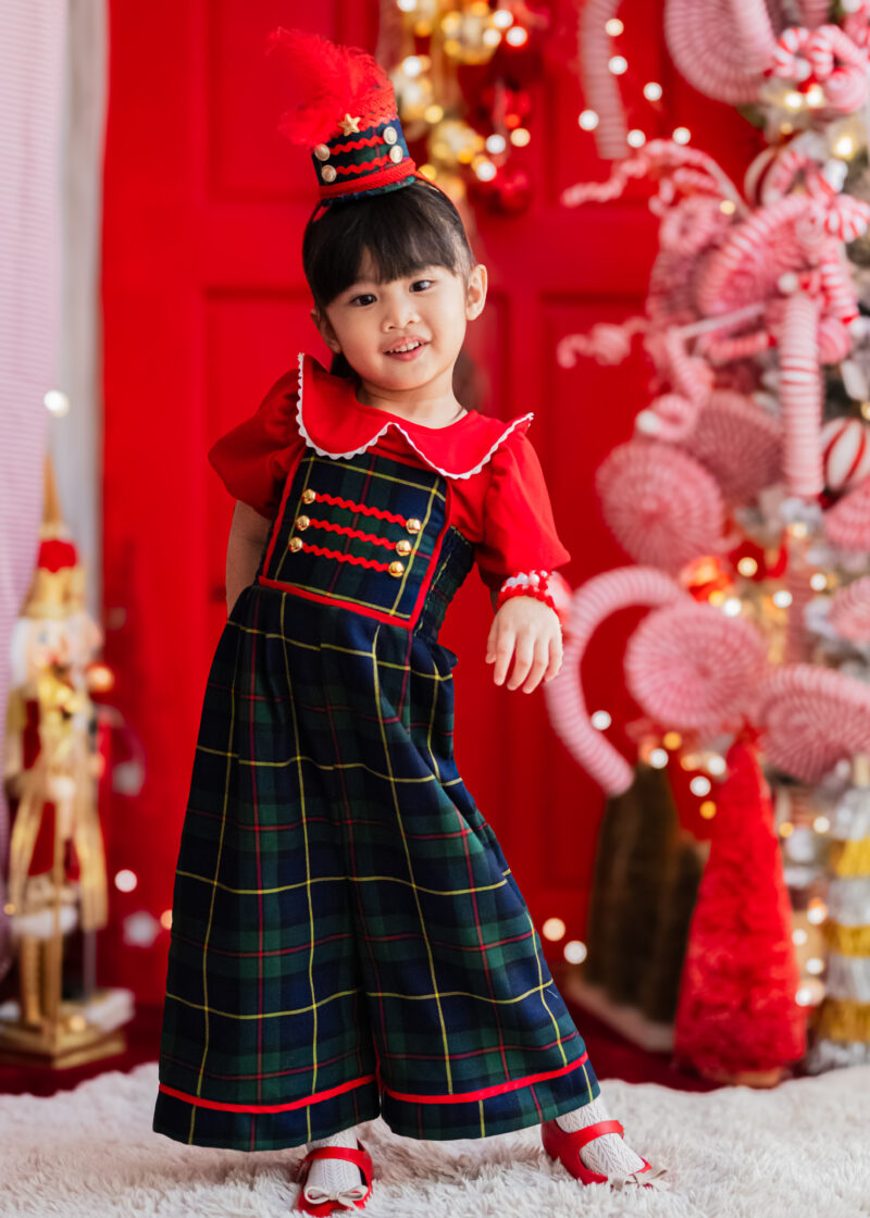 Nutcracker Romper Green